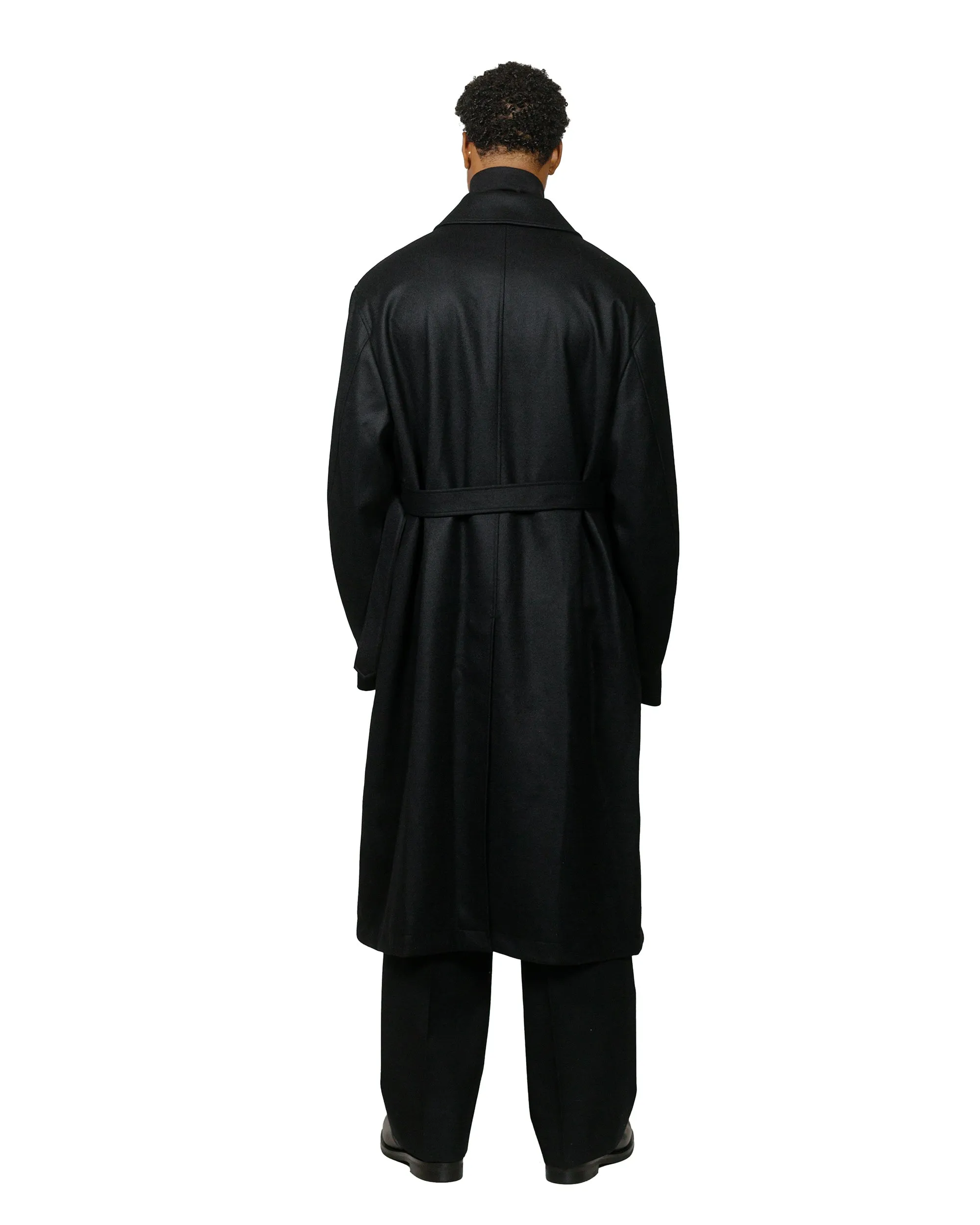 ssstein Oversized Investigated Coat Black