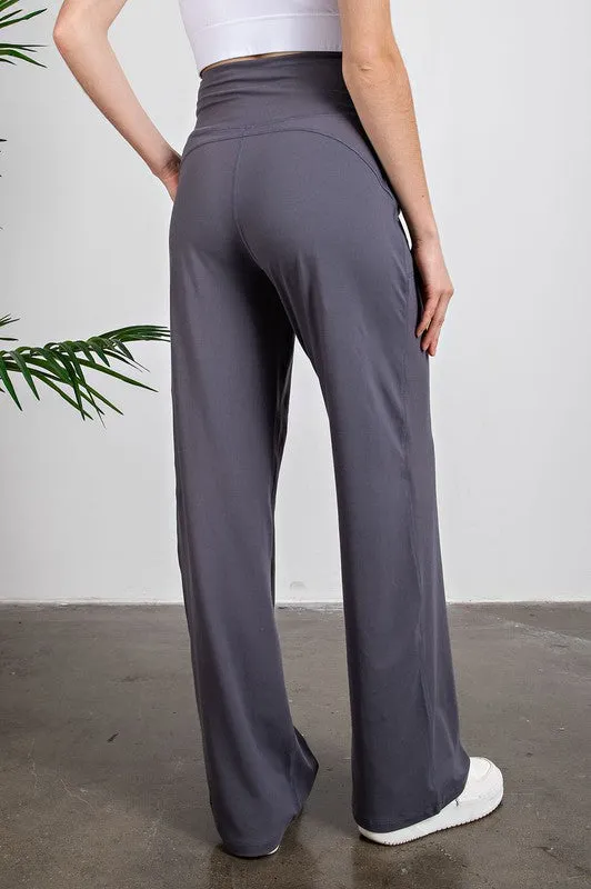 TEEK - Pocketed Butter Straight Leg Pants