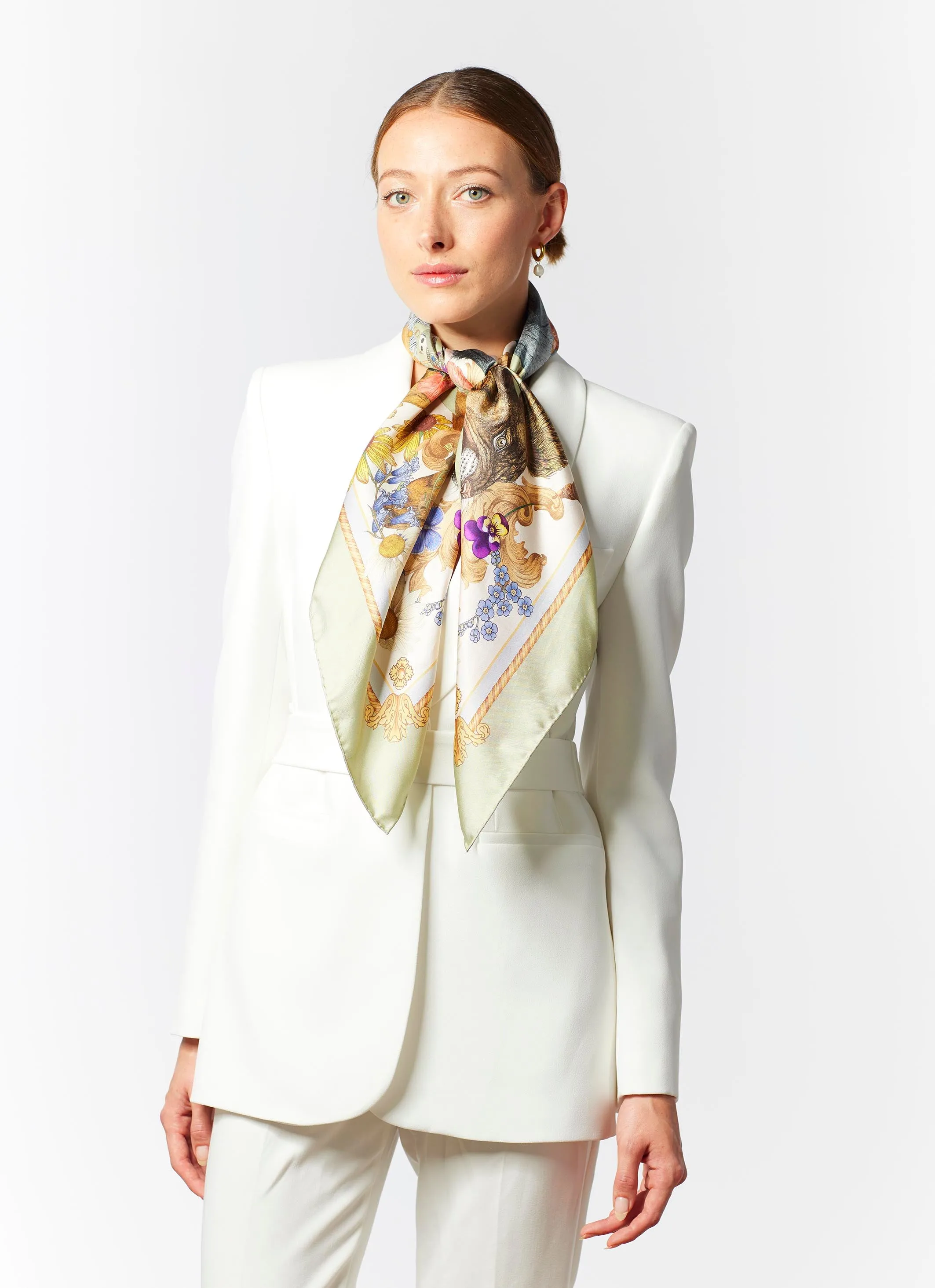 The Monarchy Silk Scarf Pastel - Limited Edition | 130x130cm [Preorder]