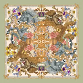 The Monarchy Silk Scarf Pastel - Limited Edition | 130x130cm [Preorder]