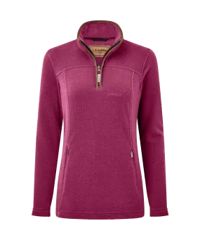 Tilton II Quarter Zip Fleece - Mulberry