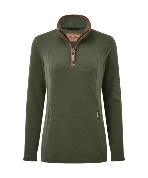 Tilton Quarter Zip Fleece - Cedar Green