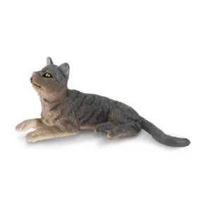 Toymany Brown American Wirehair Cat Figurine Toy