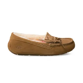 UGG Ansley Lace Chestnut Slippers - Women's