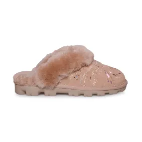 UGG Coquette Gold Burst Beachwood Slippers - Women's