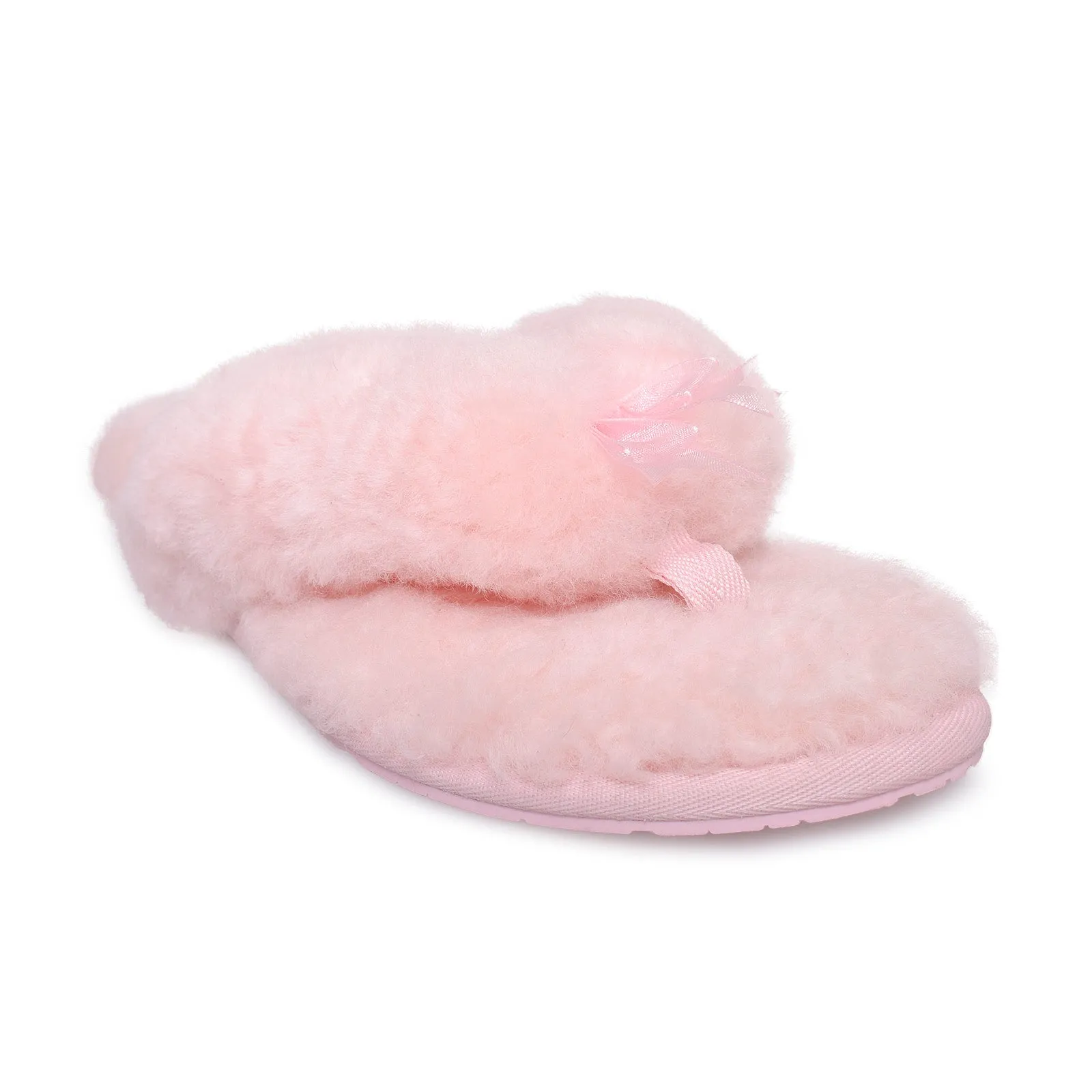 UGG Fluff Flip Flop II Baby Pink Slippers - Women's