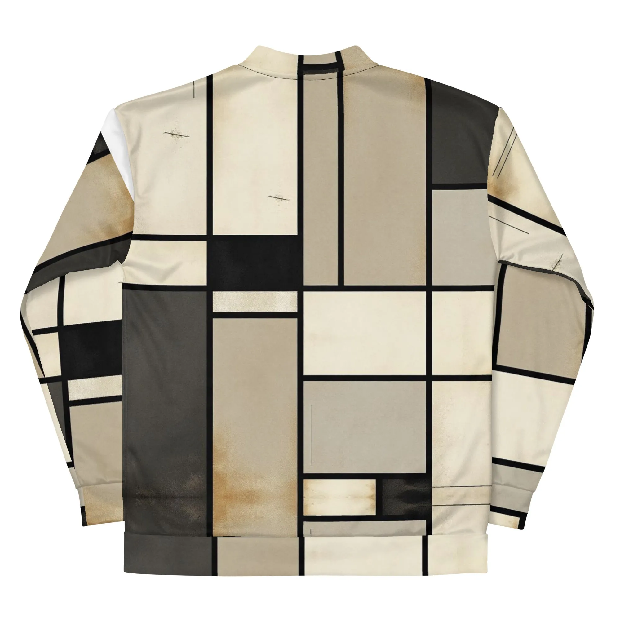 Unisex Vintage Bomber Jacket - Piet Mondrian