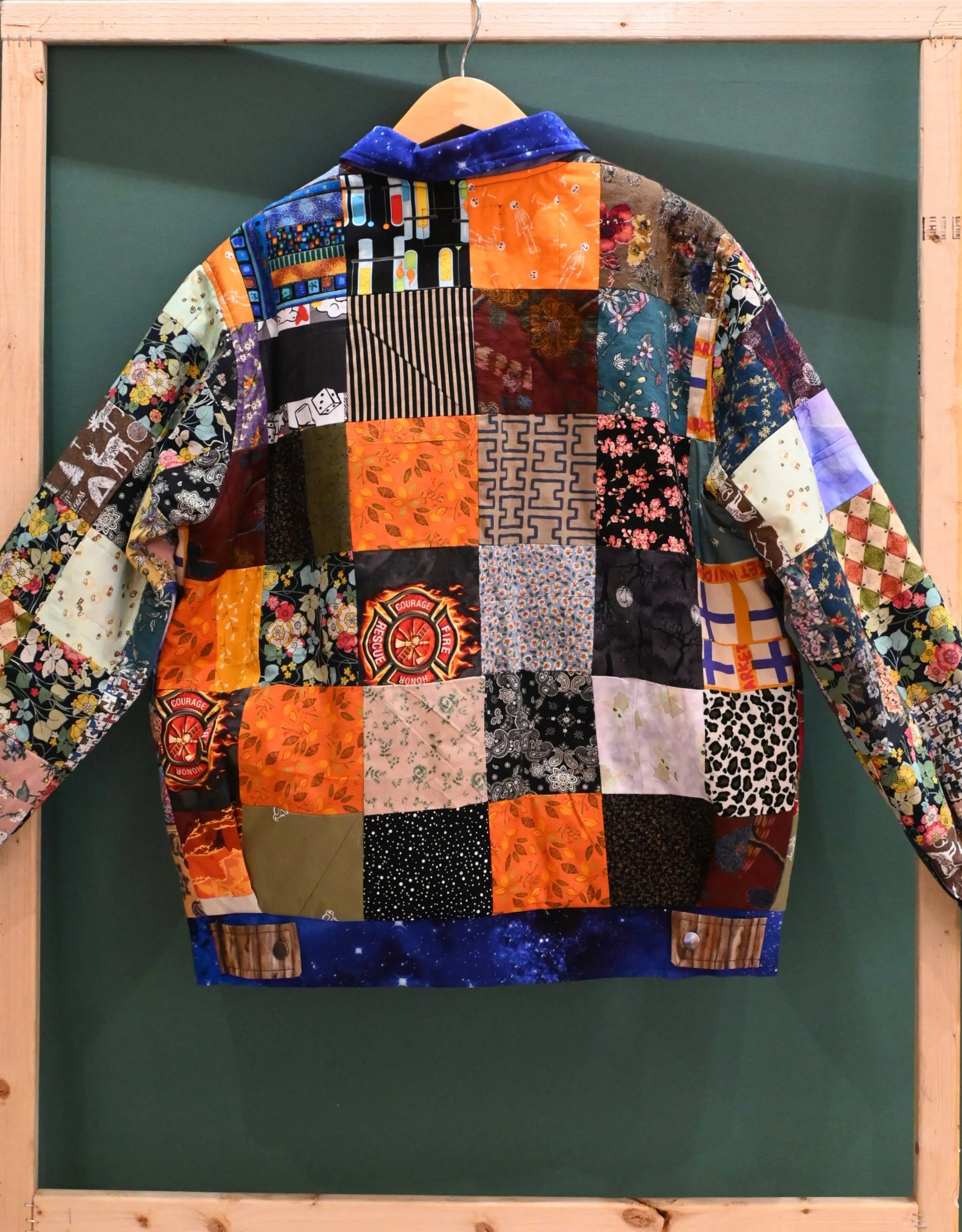 Upcycled Cotton Patchwork Outerwear