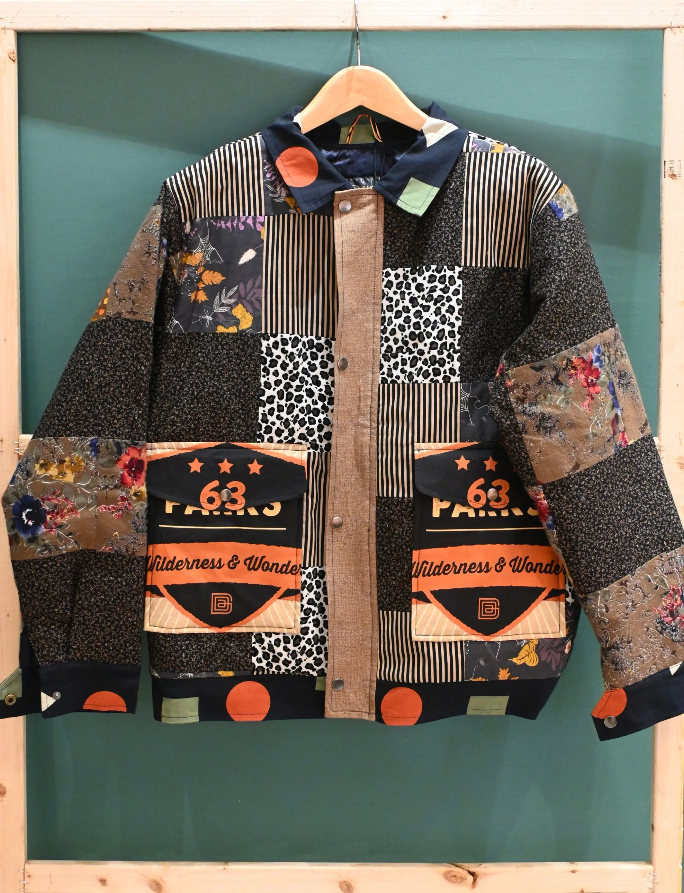 Upcycled Cotton Patchwork Outerwear