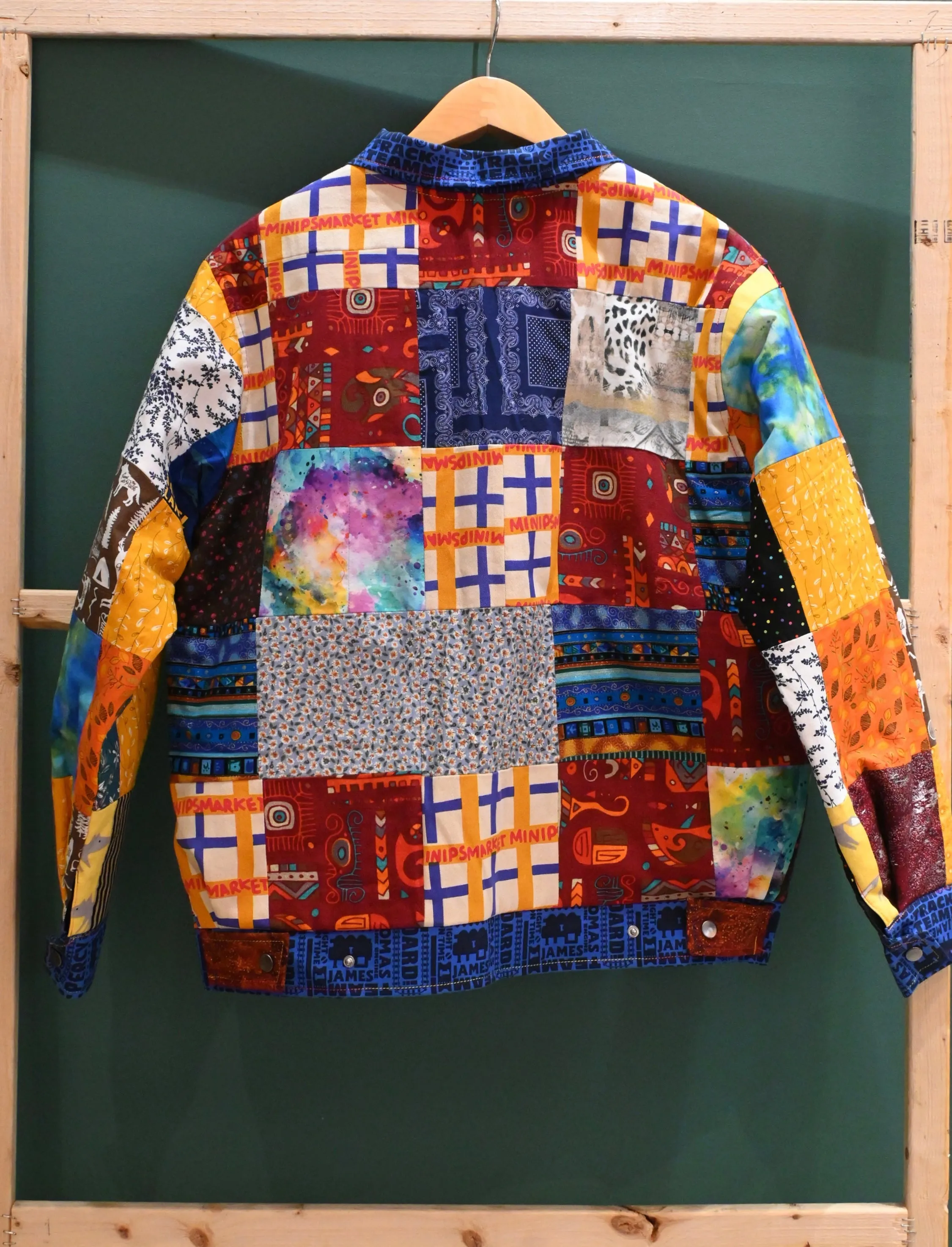 Upcycled Cotton Patchwork Outerwear