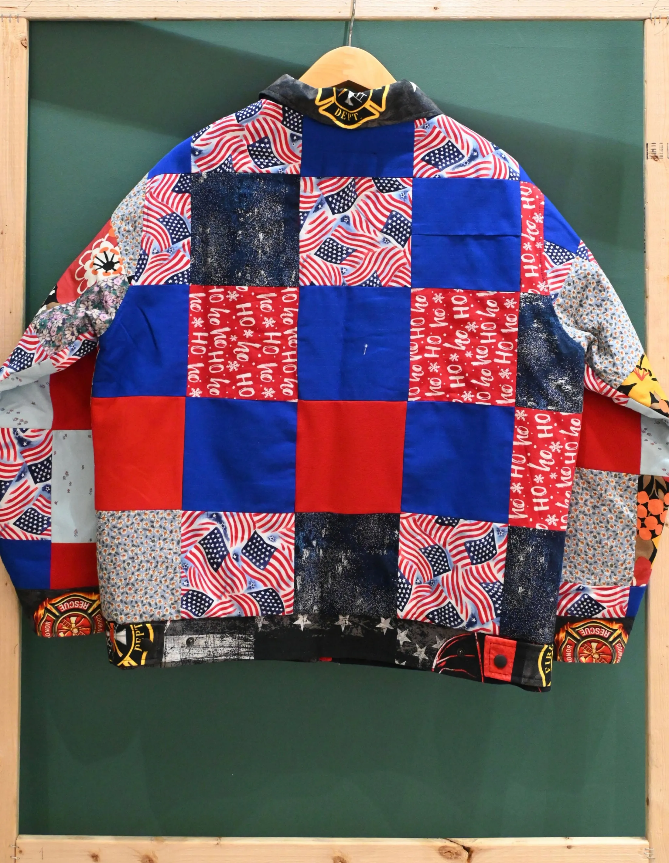 Upcycled Cotton Patchwork Outerwear