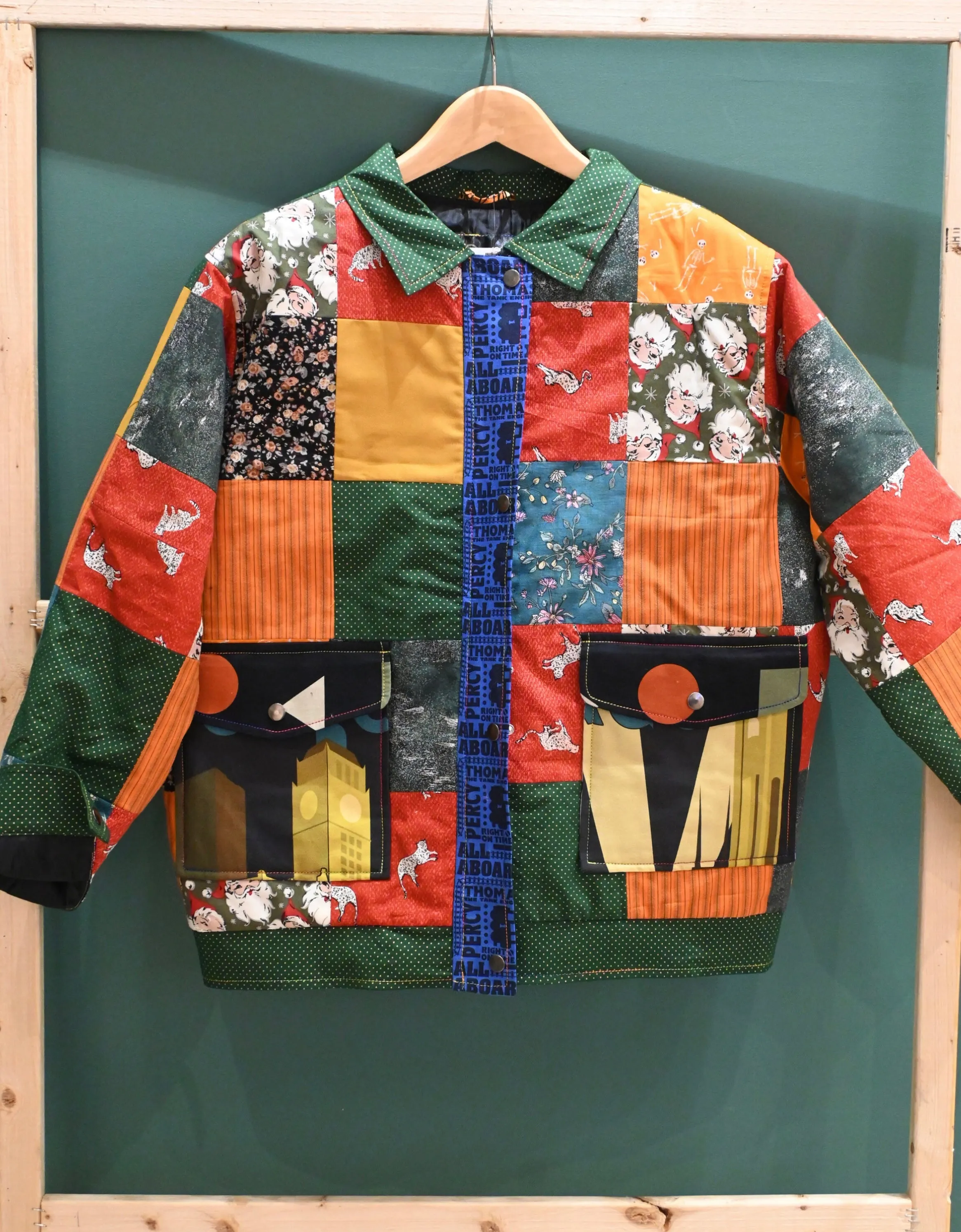 Upcycled Cotton Patchwork Outerwear