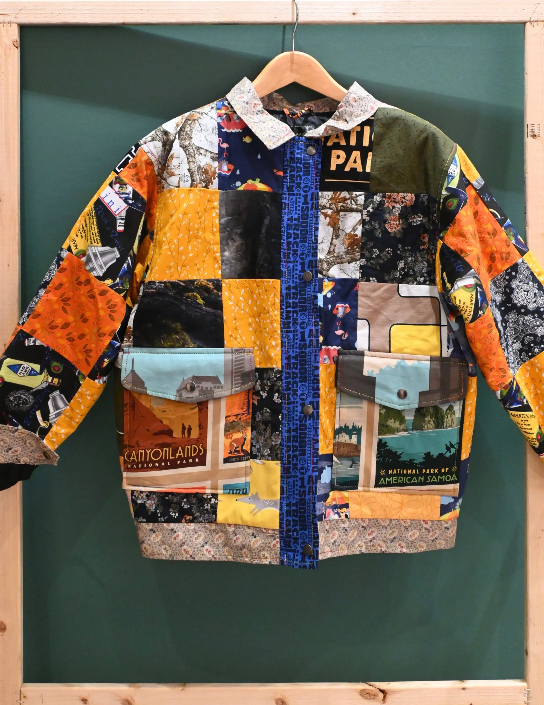 Upcycled Cotton Patchwork Outerwear