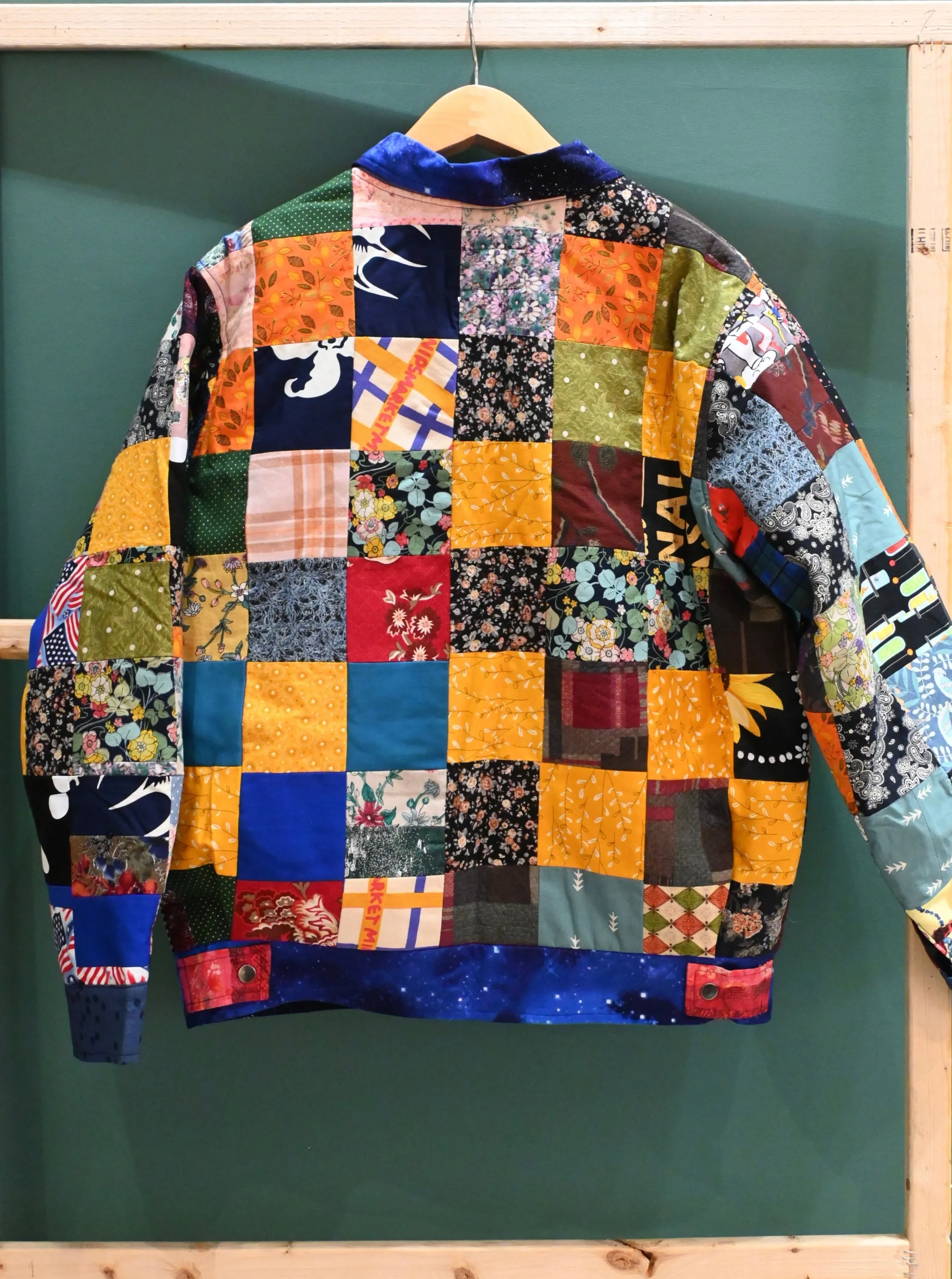 Upcycled Cotton Patchwork Outerwear