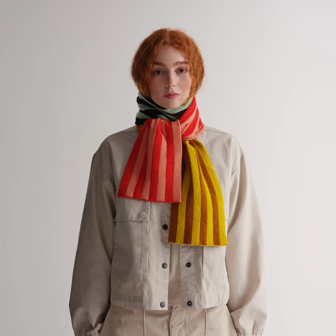 Vertical Stripe Scarf - Multicolour