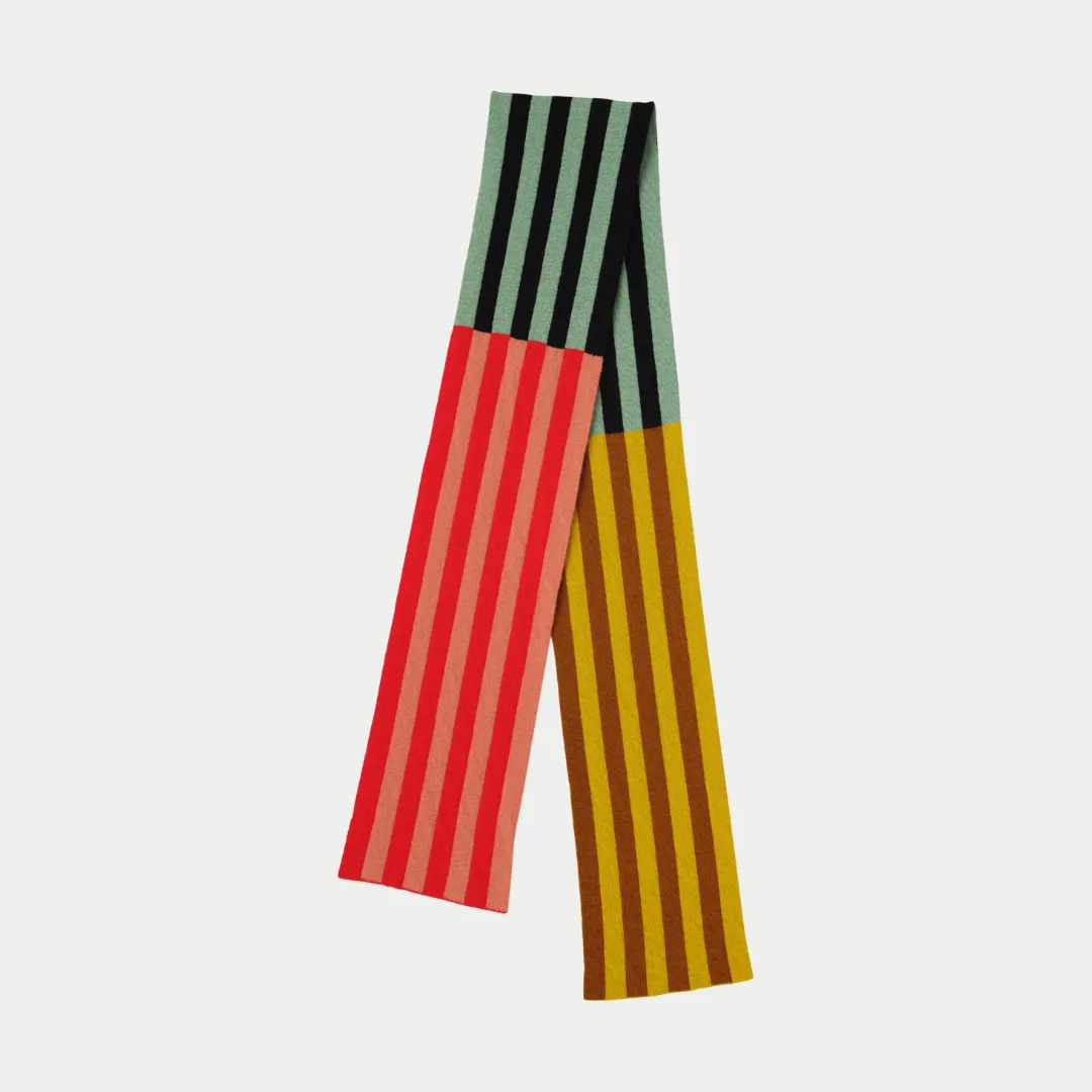 Vertical Stripe Scarf - Multicolour