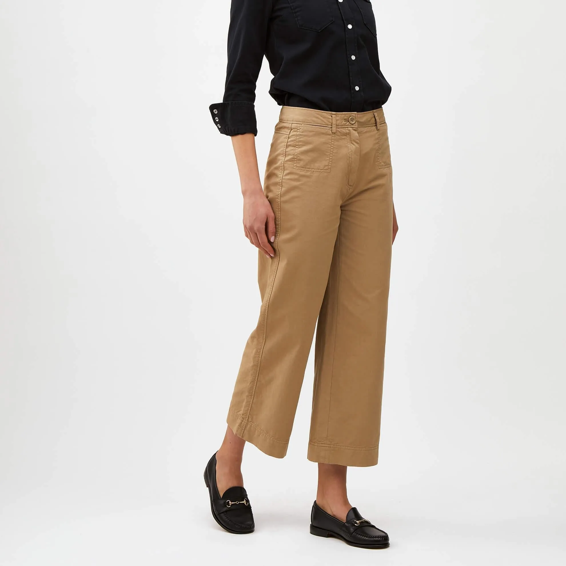 Wide-Leg Crop Pant