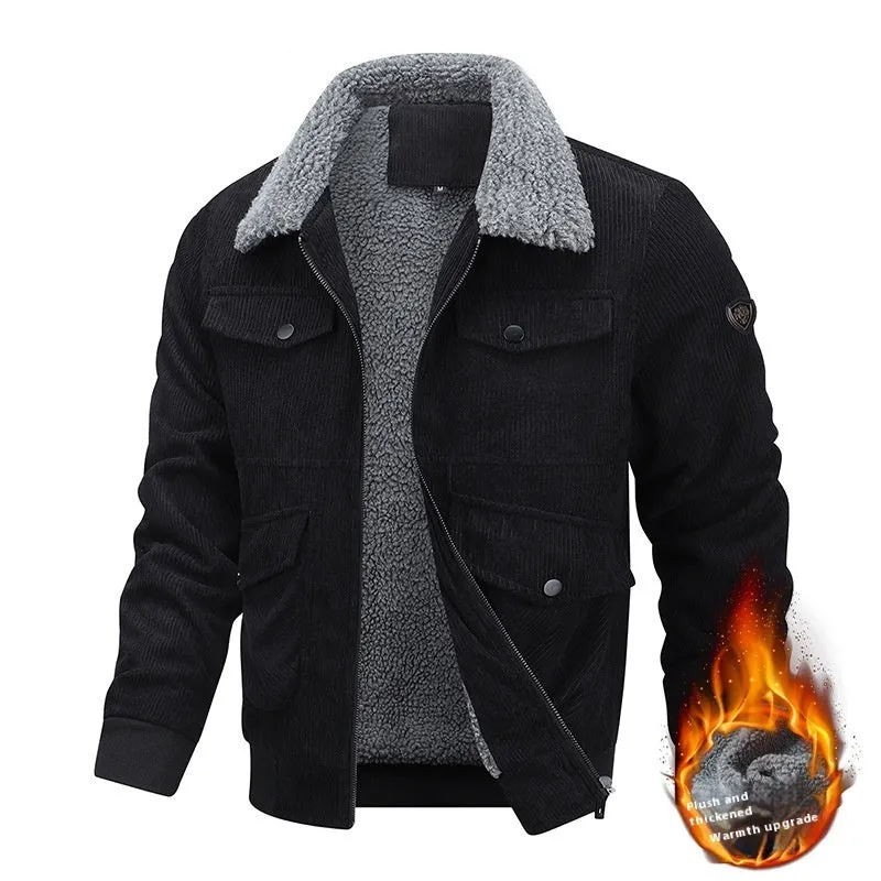 Winter Lapel Fleece Jacket