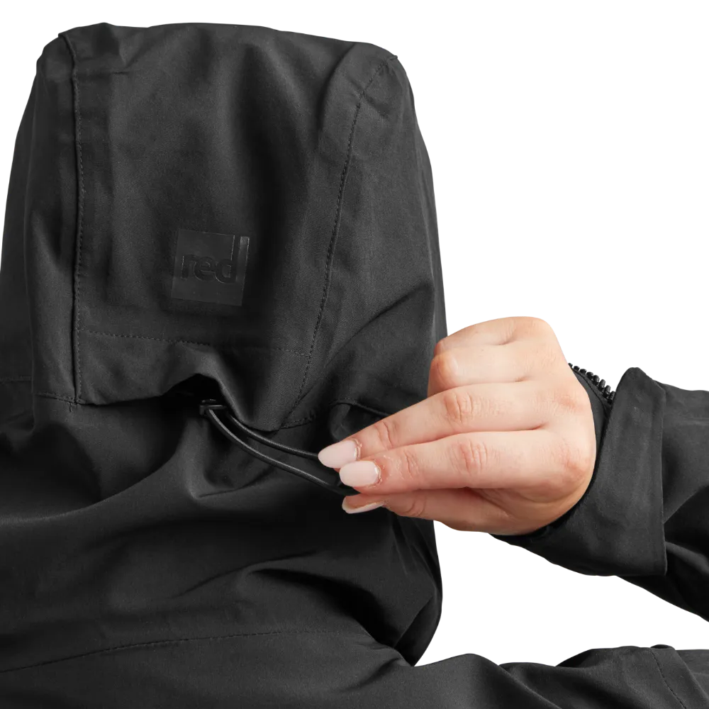 Women's Pursuit Waterproof Lightweight Changing Robe Jacket - Obsidian Black