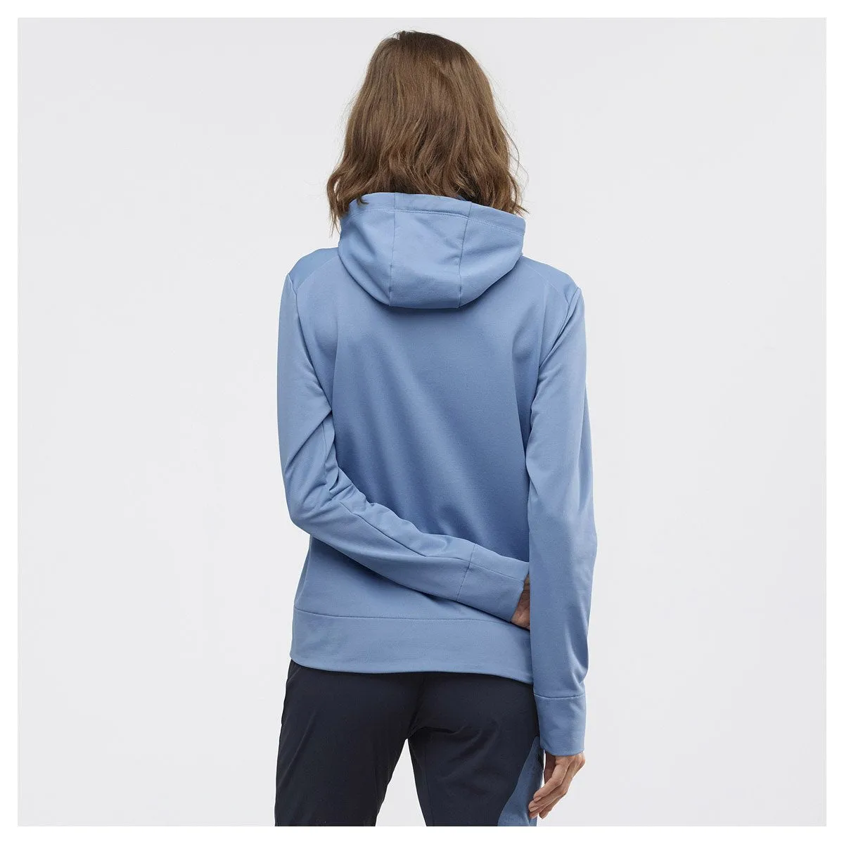 Women's Salomon Comet MID Hoodie Copen blue