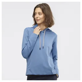 Women's Salomon Comet MID Hoodie Copen blue