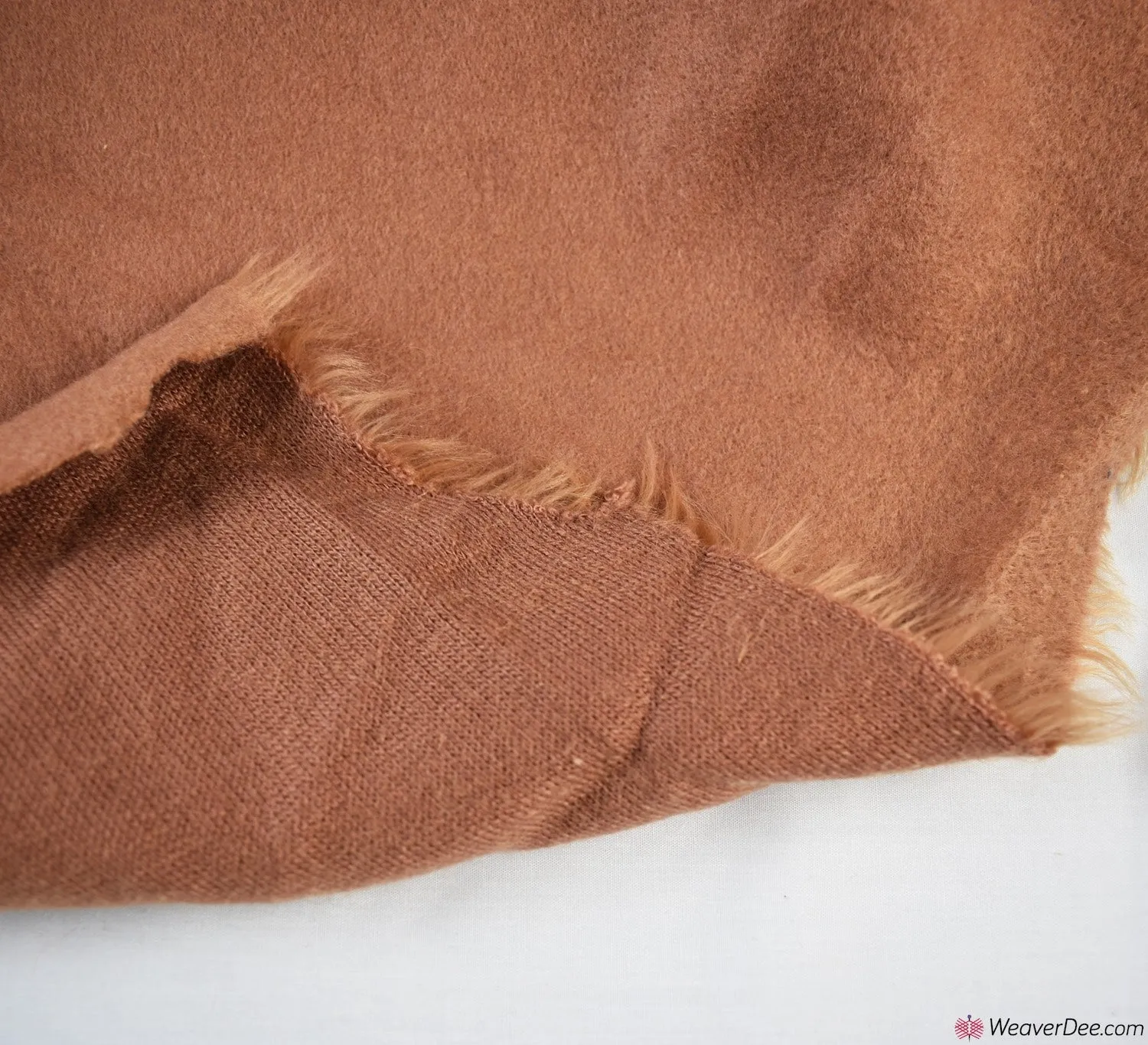 Wool Look Fabric - Toffee