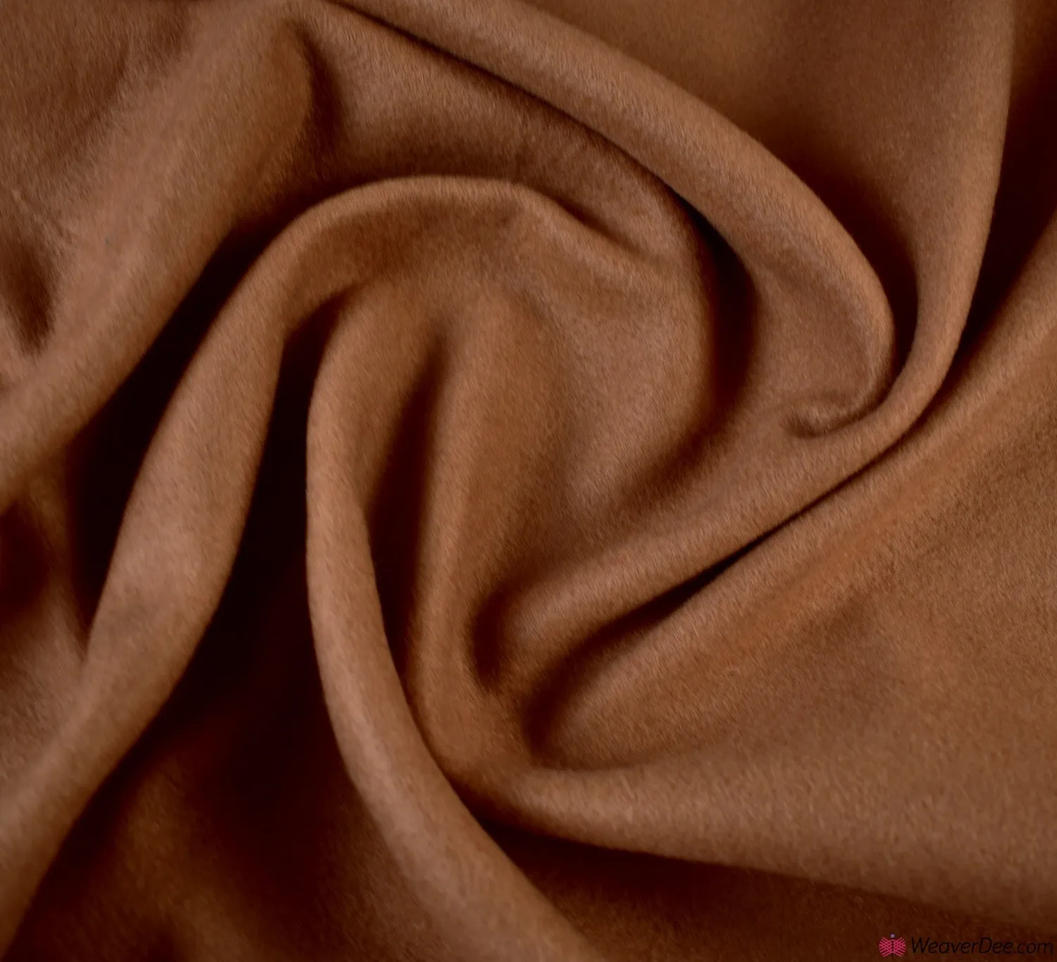 Wool Look Fabric - Toffee