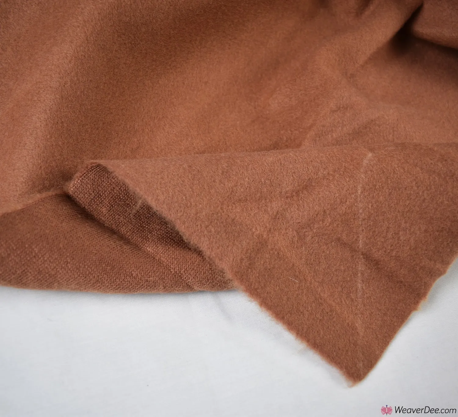 Wool Look Fabric - Toffee