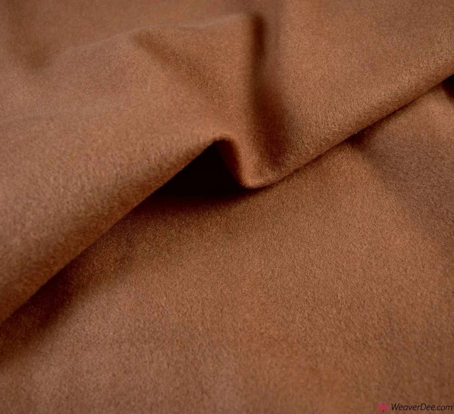 Wool Look Fabric - Toffee