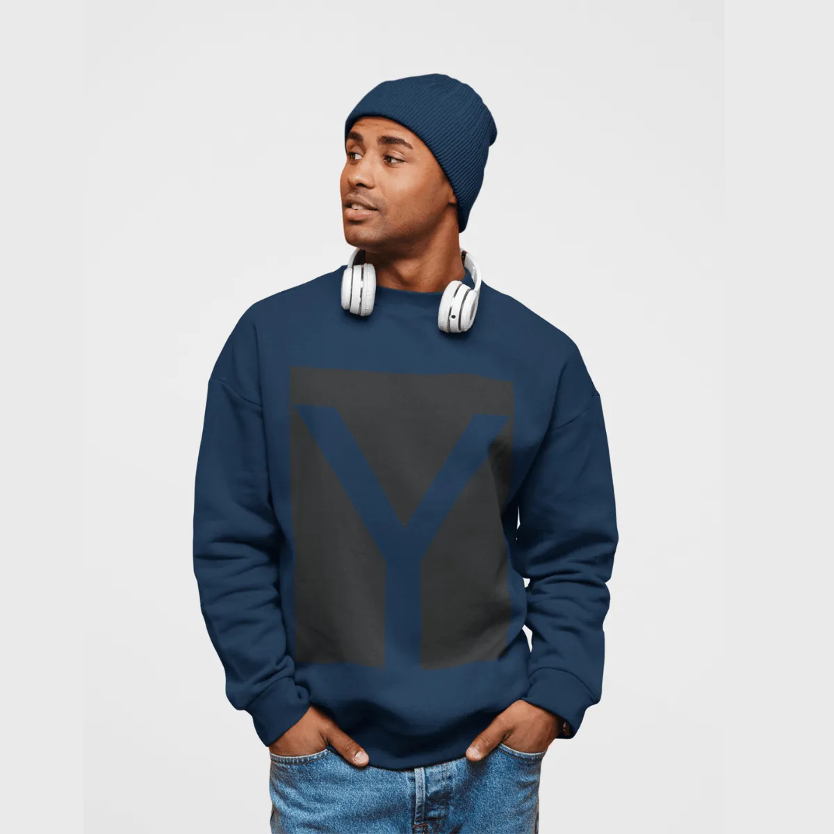 Y Logo Crewneck Sweatshirt